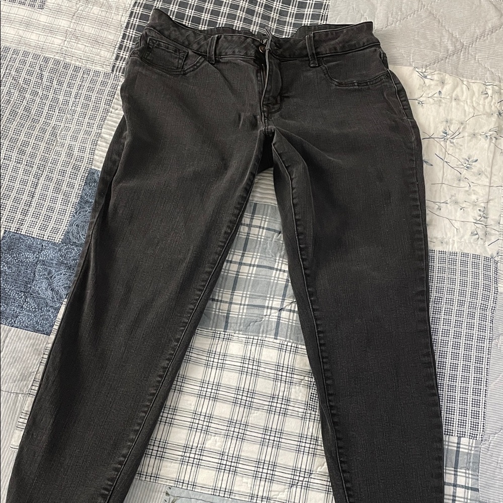 Maurices Dark Gray Skinny Jeans